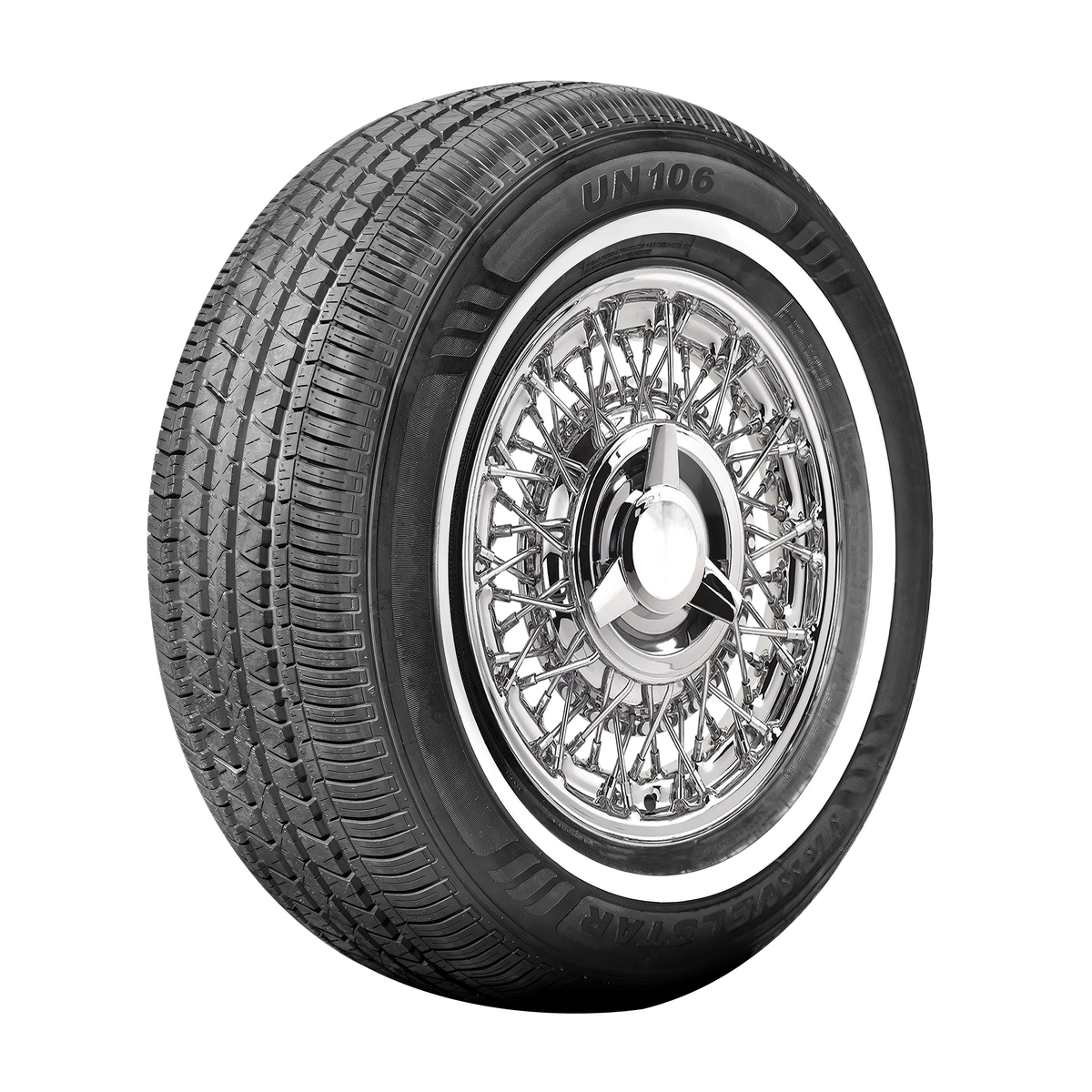 Travelstar Classic Radial UN106 Whitewall 18 mm 185/75-14