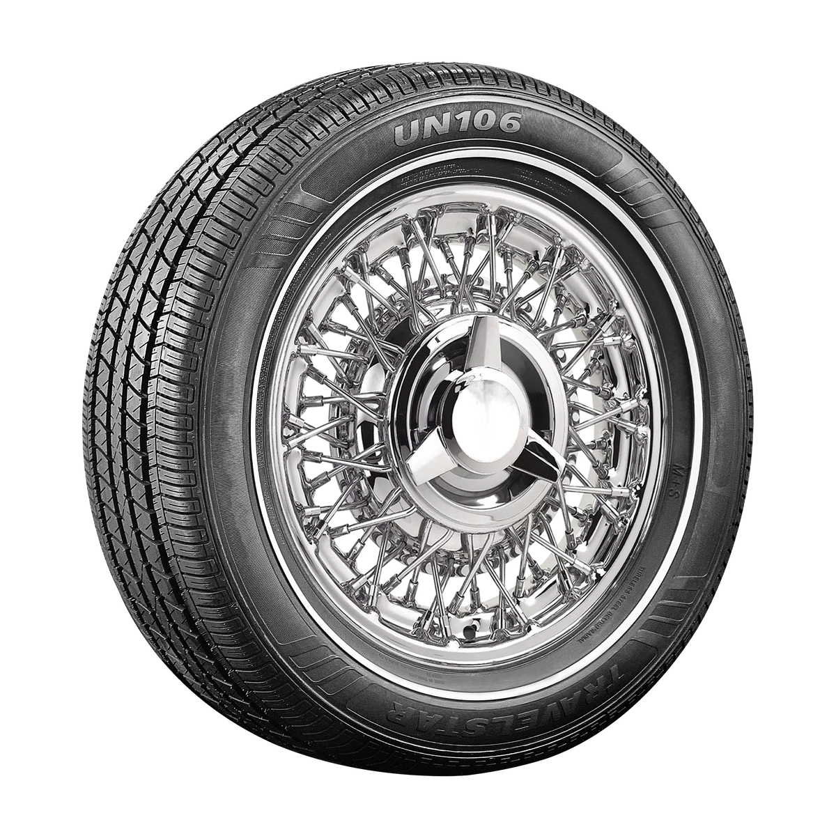Travelstar Classic Radial UN106 Whitewall 9 mm 225/60-16