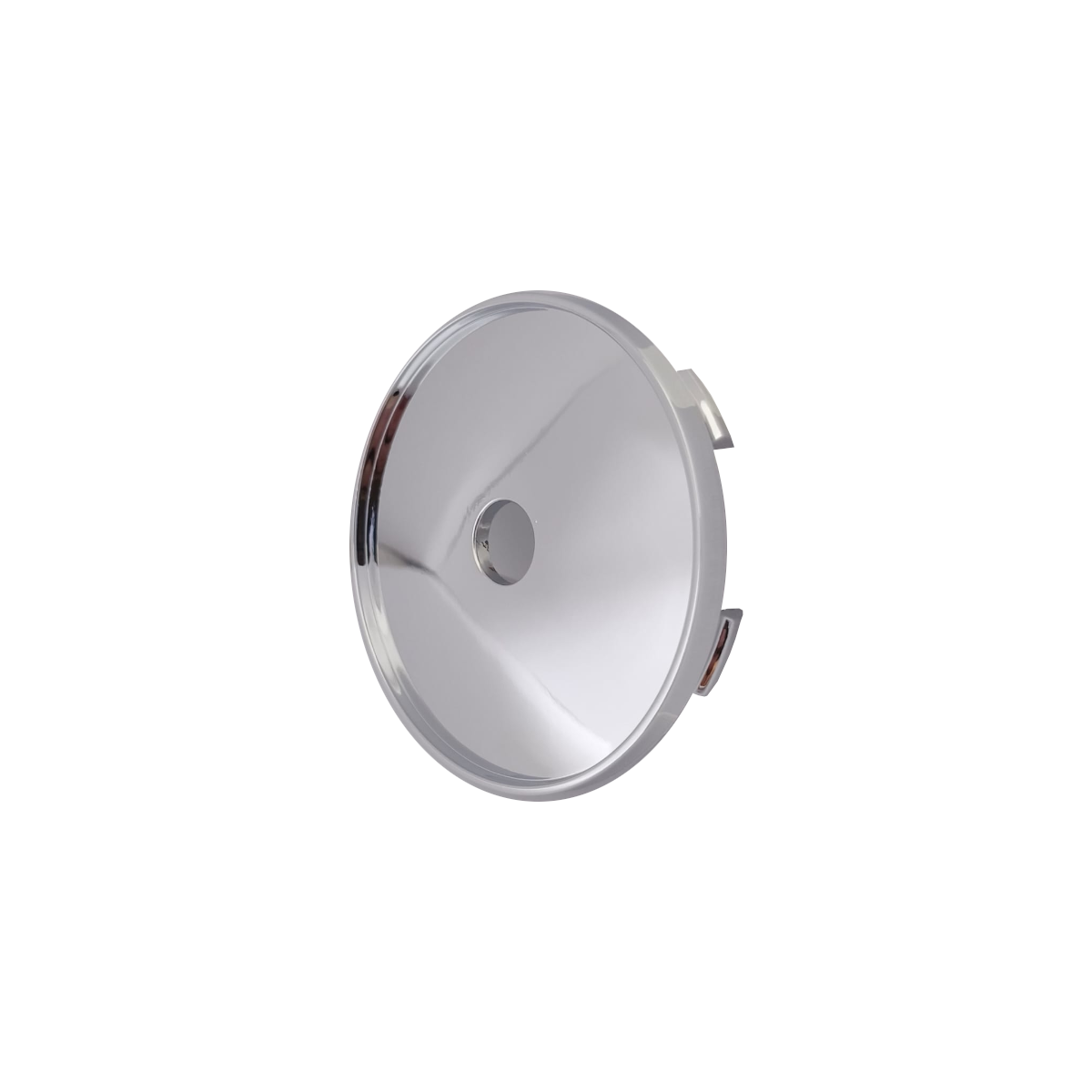 Barzetta underlag till centrumkåpa, 60 mm, krom, konvex