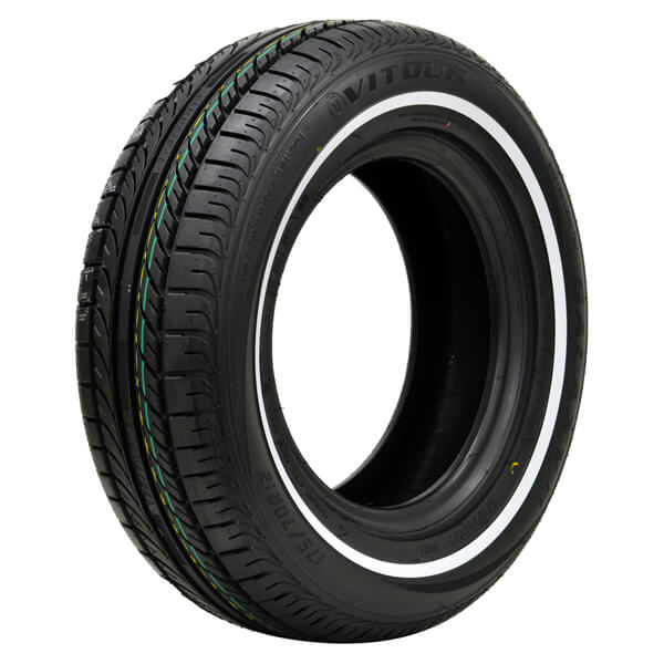 Vitour Galaxy F1 med vit sida 8 mm 175/70-12