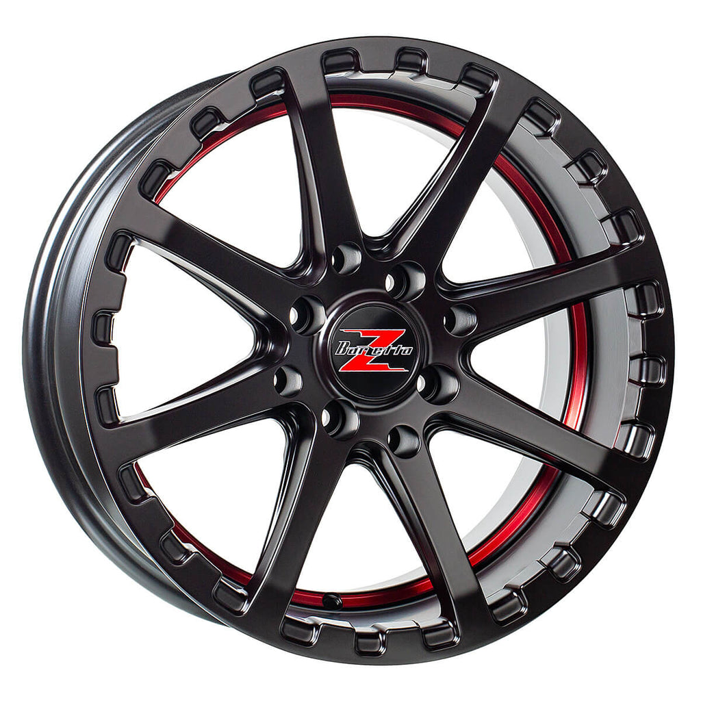 Barzetta ATV Satin Black With Red Stripe