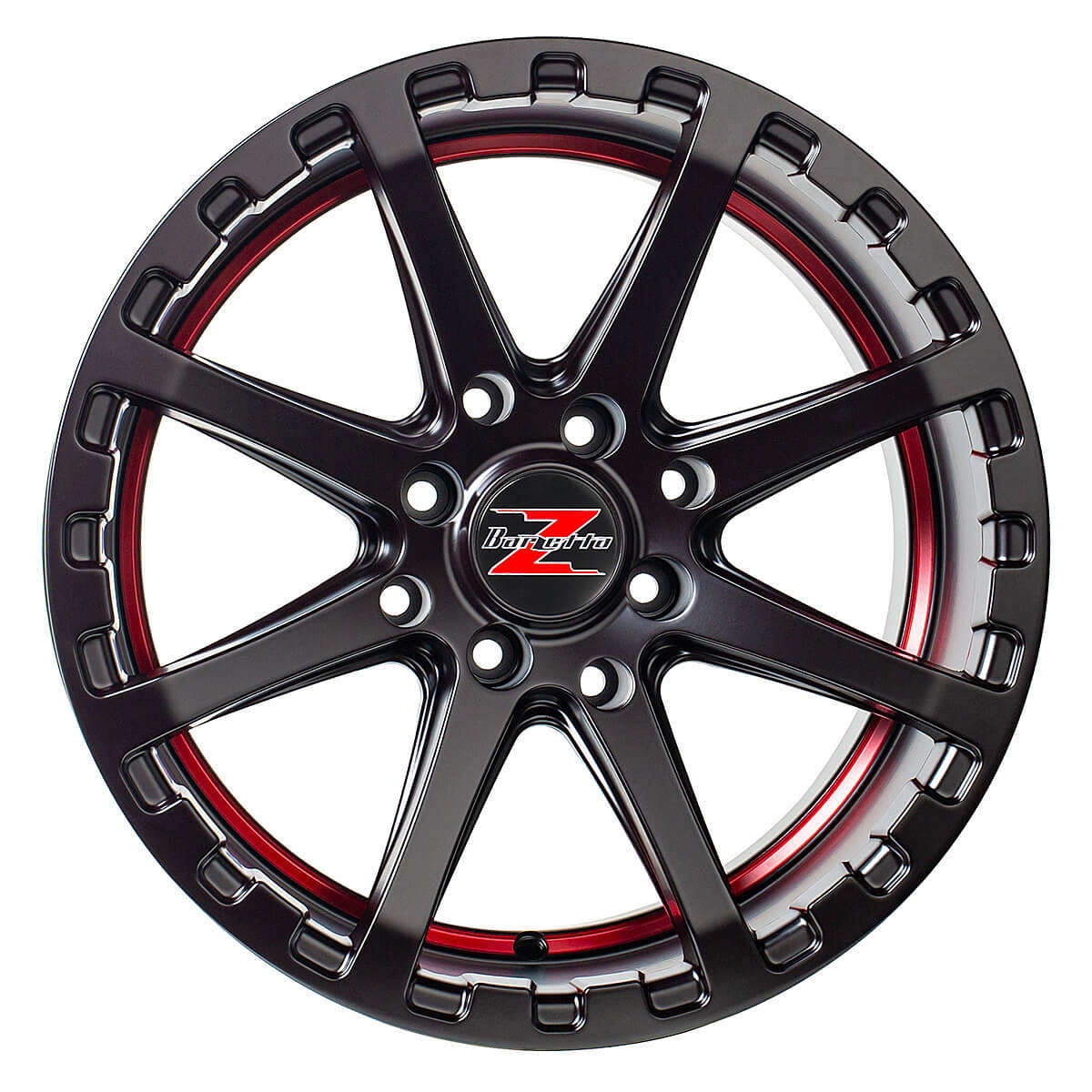 Barzetta ATV Satin Black With Red Stripe