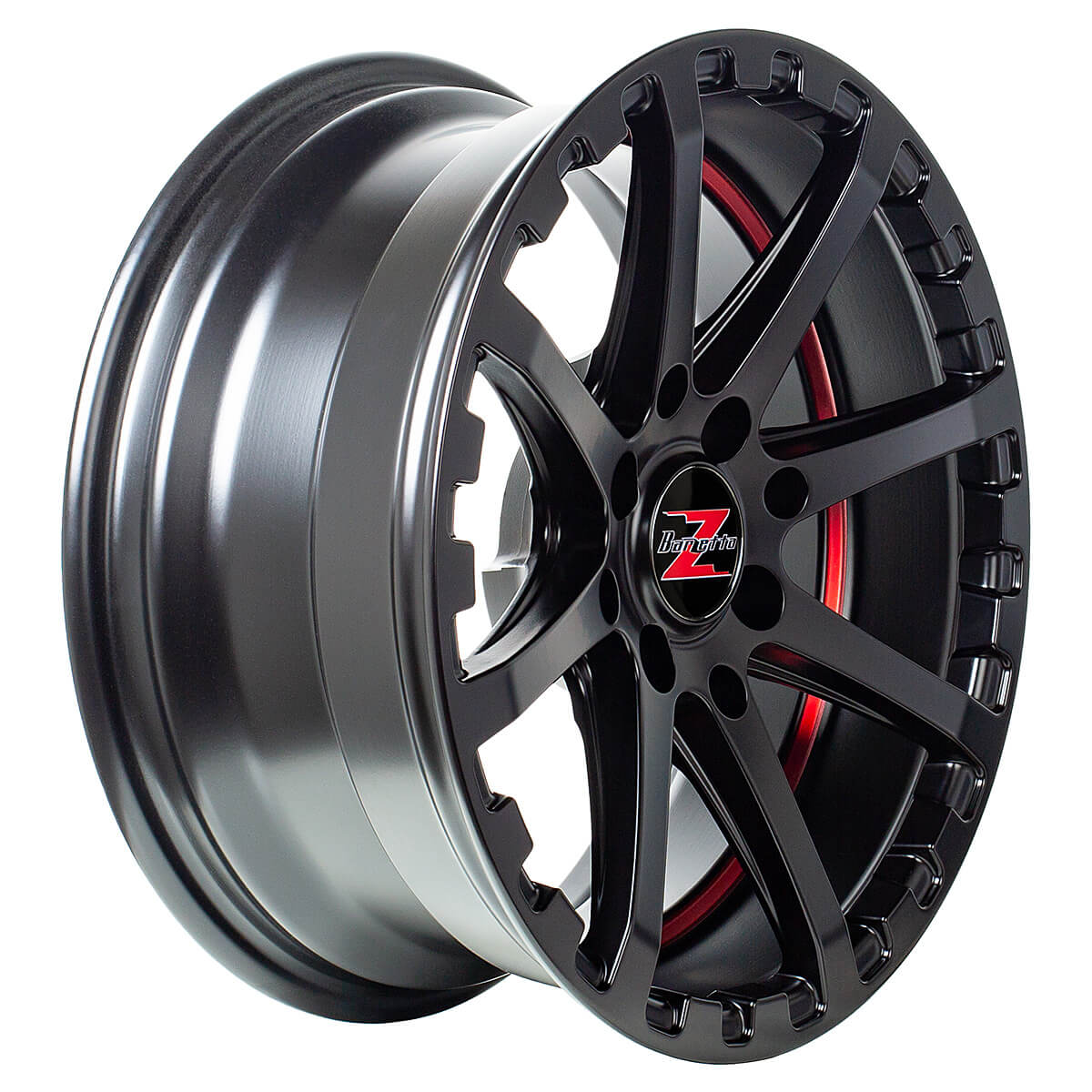 Barzetta ATV Satin Black With Red Stripe