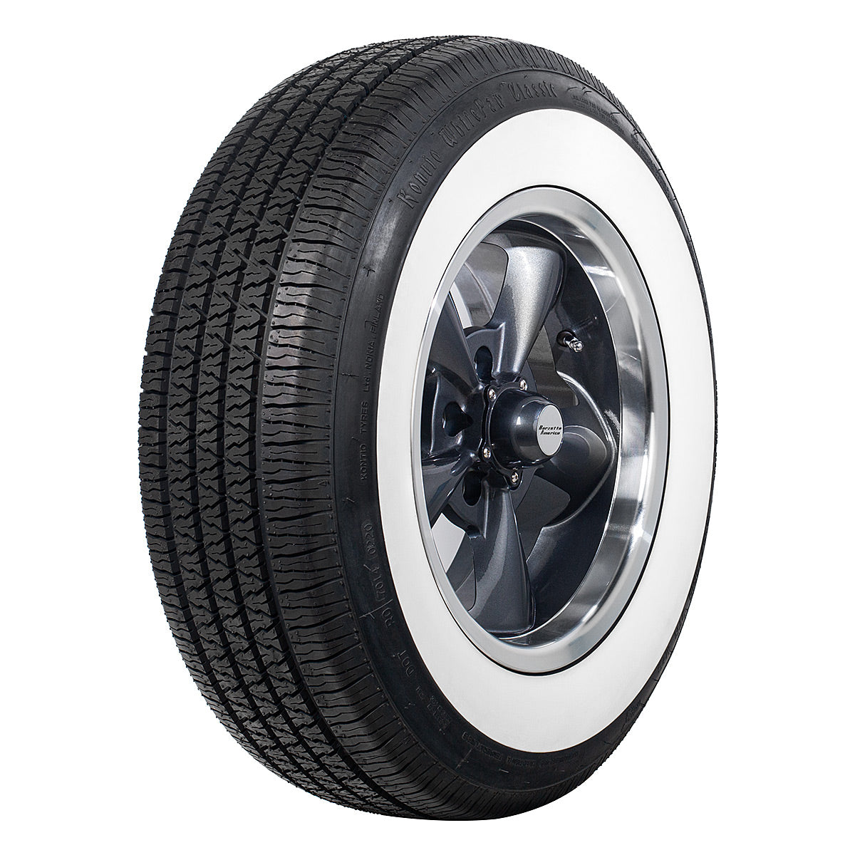 Kontio WhitePaw Classic Whitewall 2½" (64 mm) 205/75-15